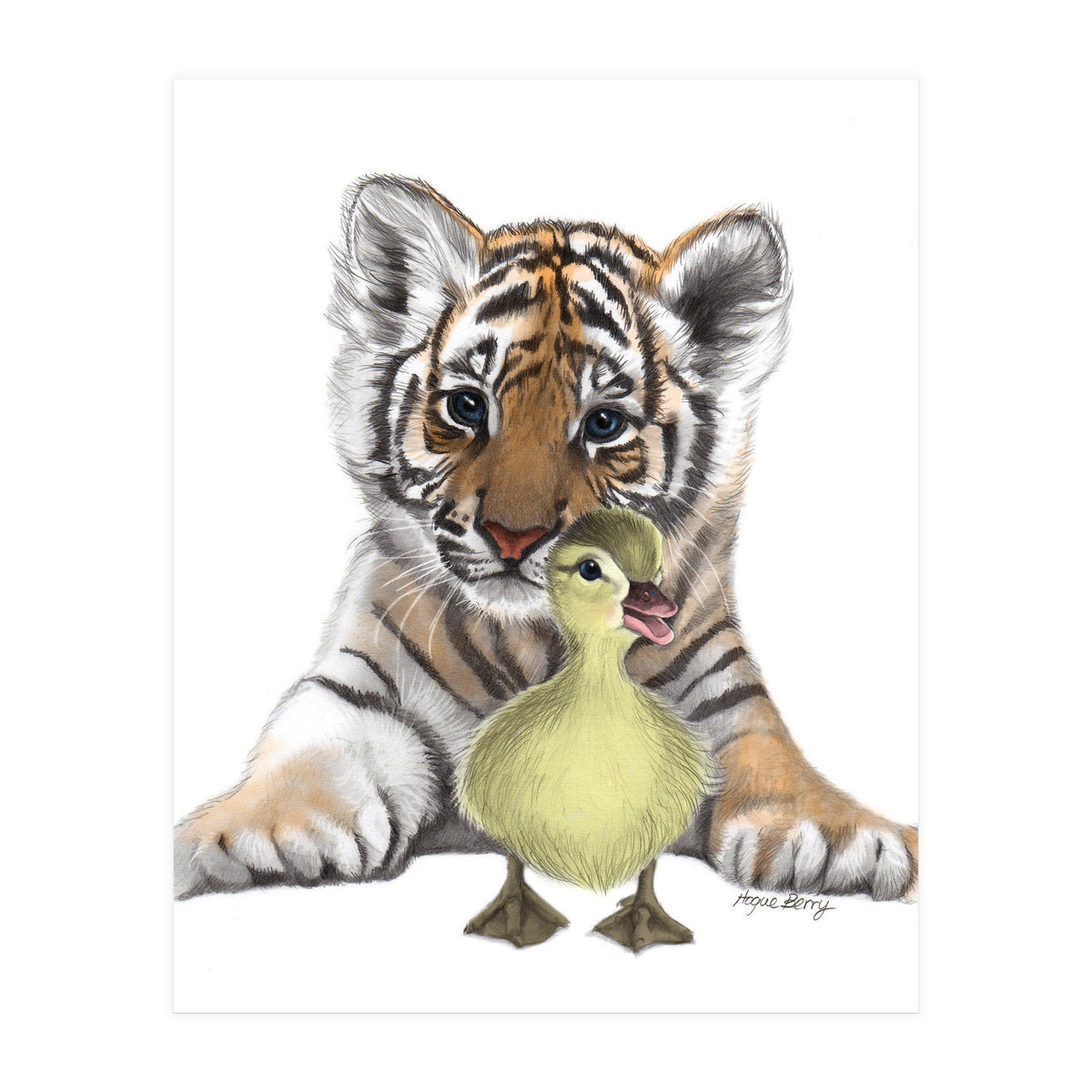Tiger and Duck (Print Only)