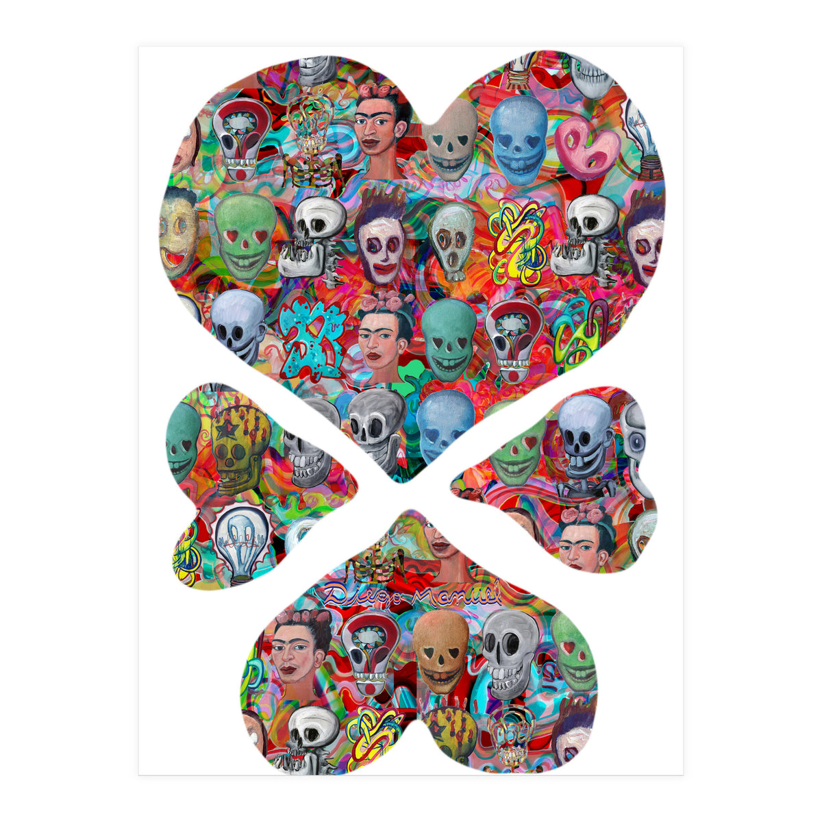 4 Corazones 2 Copia (Print Only)