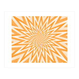 Abstract Orange Geometric Design Art (Print Only) thumbnail