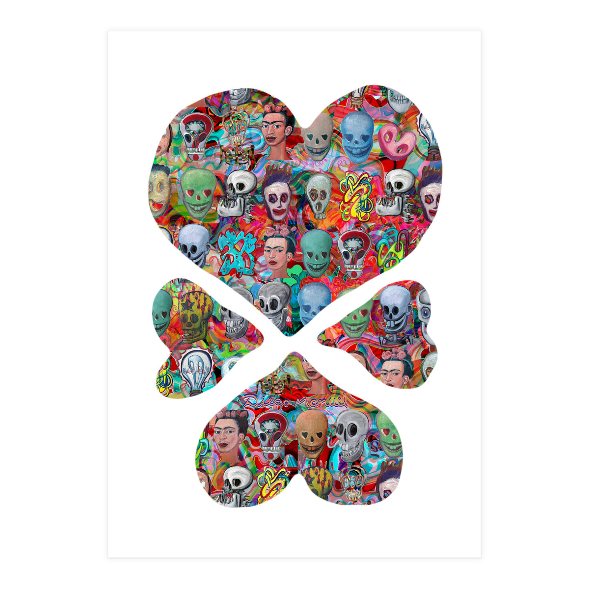 4 Corazones 2 Copia (Print Only)