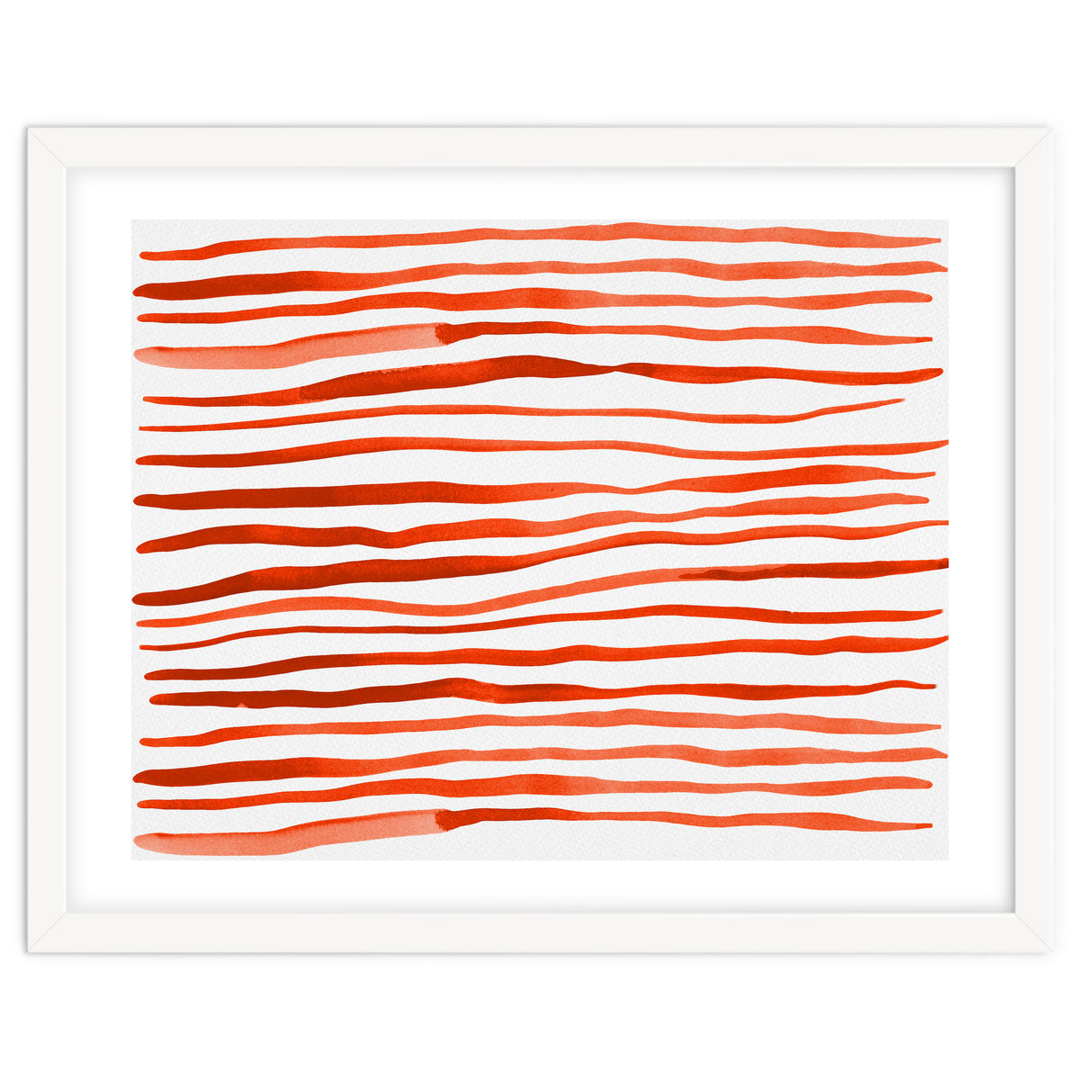 Irregular orange lines pattern