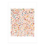 Blush Terrazzo | Pink Eclectic Speckles | Abstract Confetti Painting | Chic Bohemian Illustration (Print Only) thumbnail
