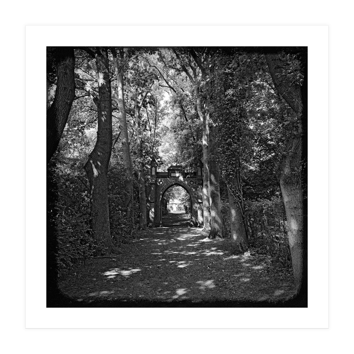 Alley to a cemetery (Print Only)