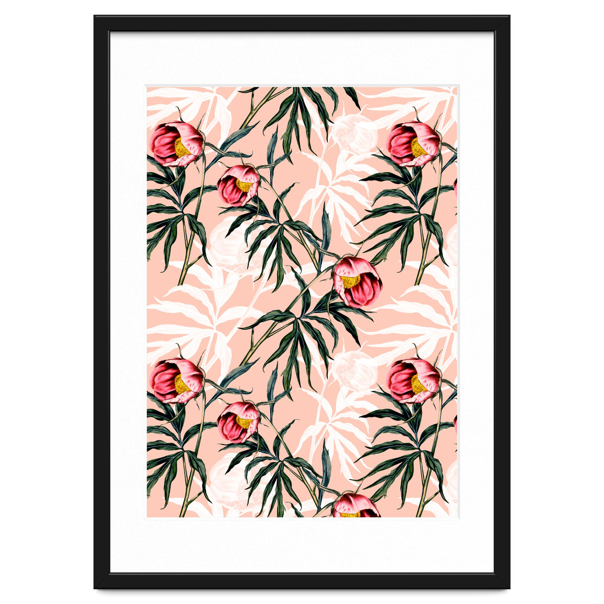 Flowery blooming pink