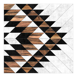 Urban Tribal Pattern No.9 - Concrete and Wood (Print Only) thumbnail
