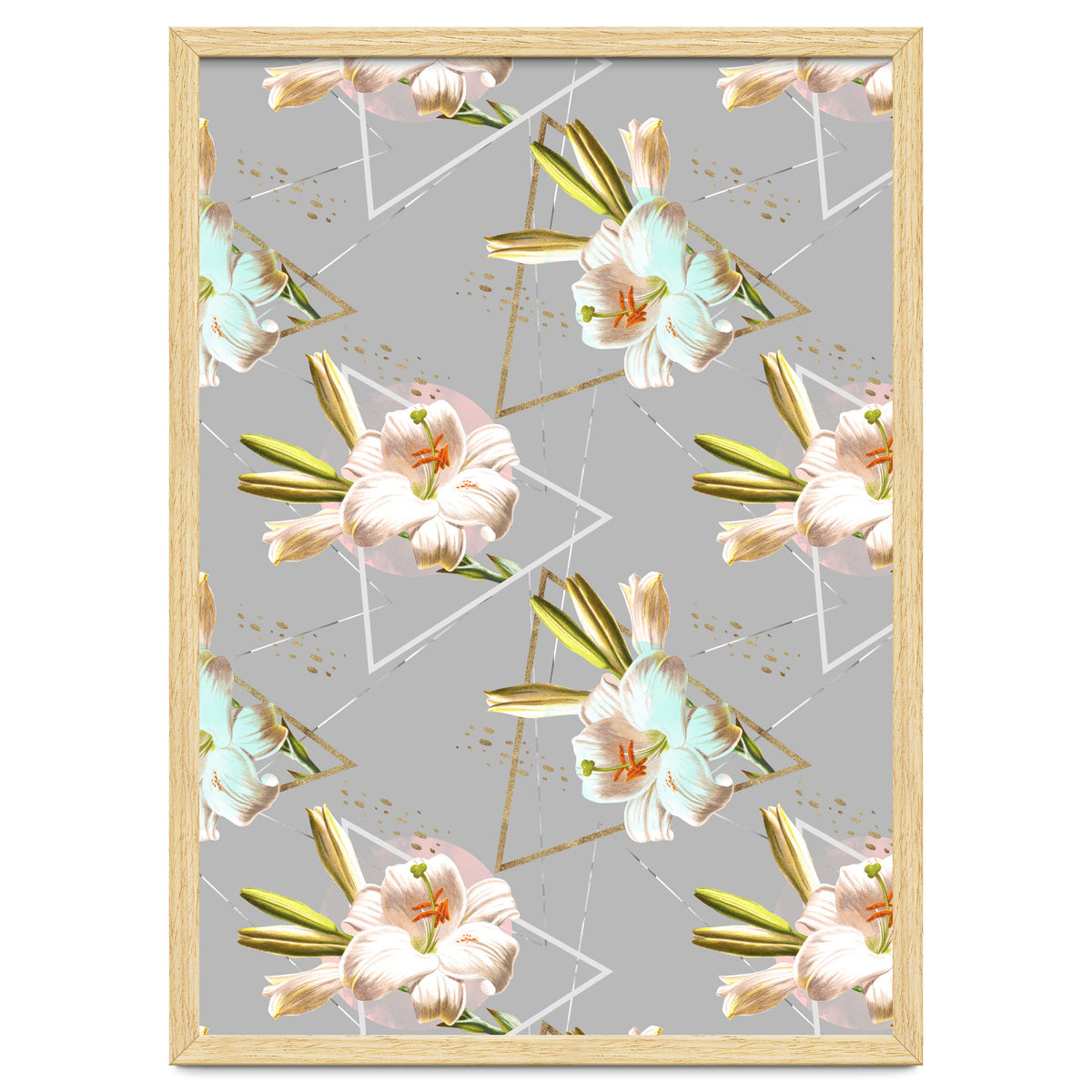 Botanical blooming with geometric 02