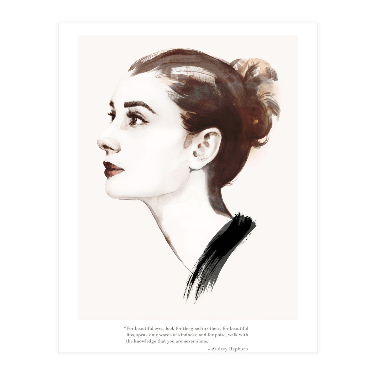 Audrey Hepburn, Quote (Print Only)