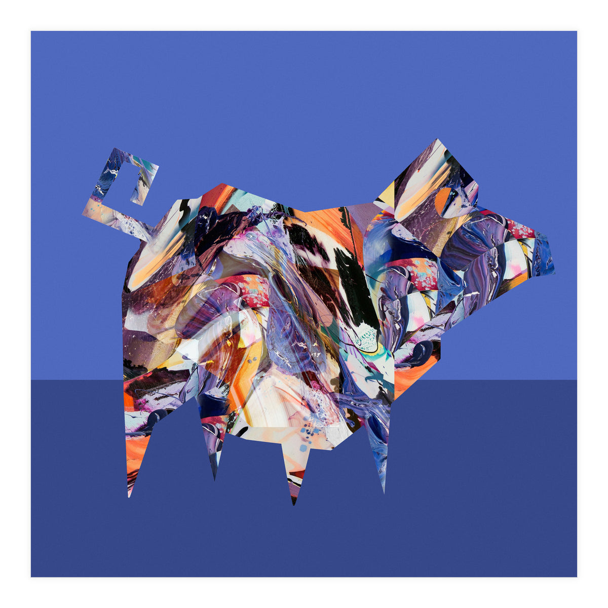 Crazy Ab Pig (Print Only)