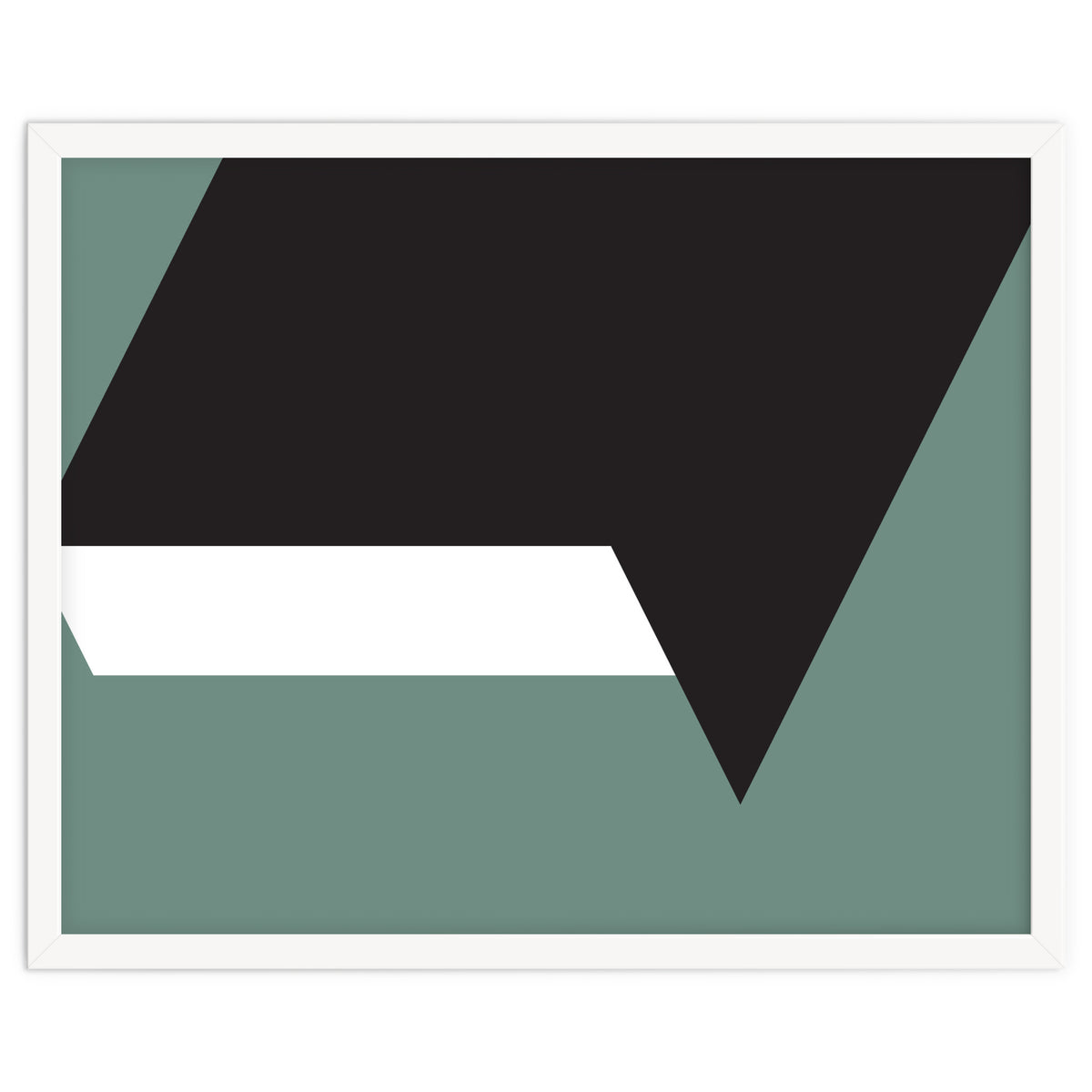 Geometric Shapes No. 85 - black, white & grey