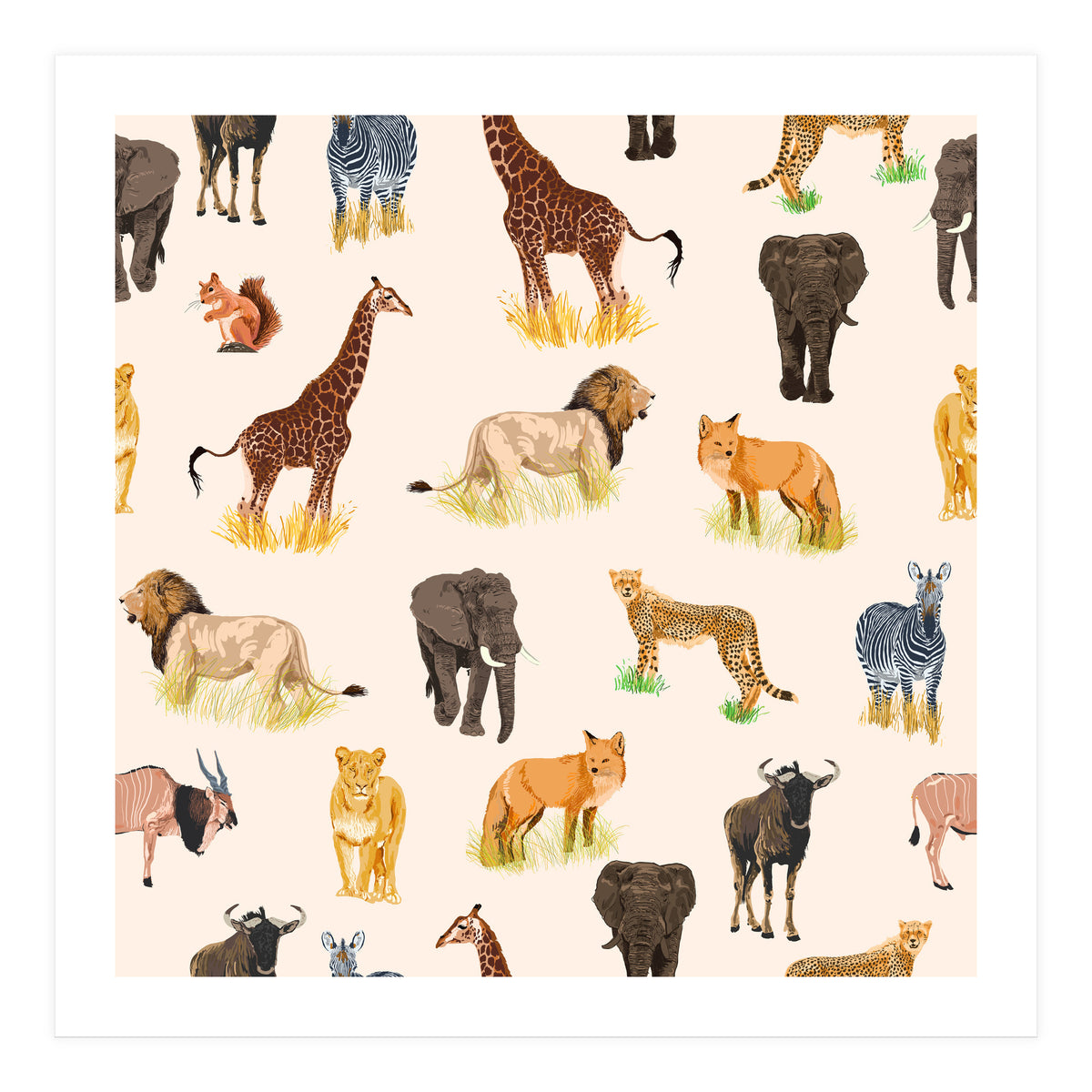 Animal Pattern (Print Only)