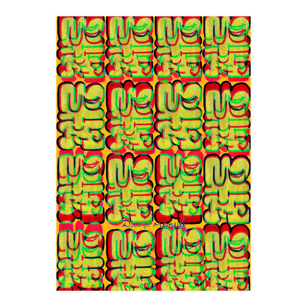 Graffitis 2021 Tapiz 116 (Print Only)