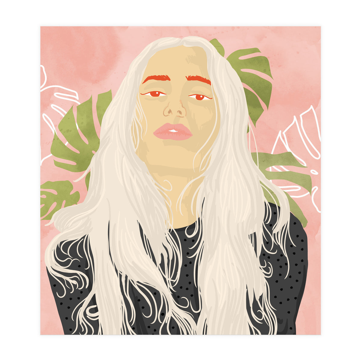 Tropical Fashionista (Print Only)