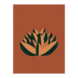 Bohemian Terracotta Flower (Print Only) thumbnail