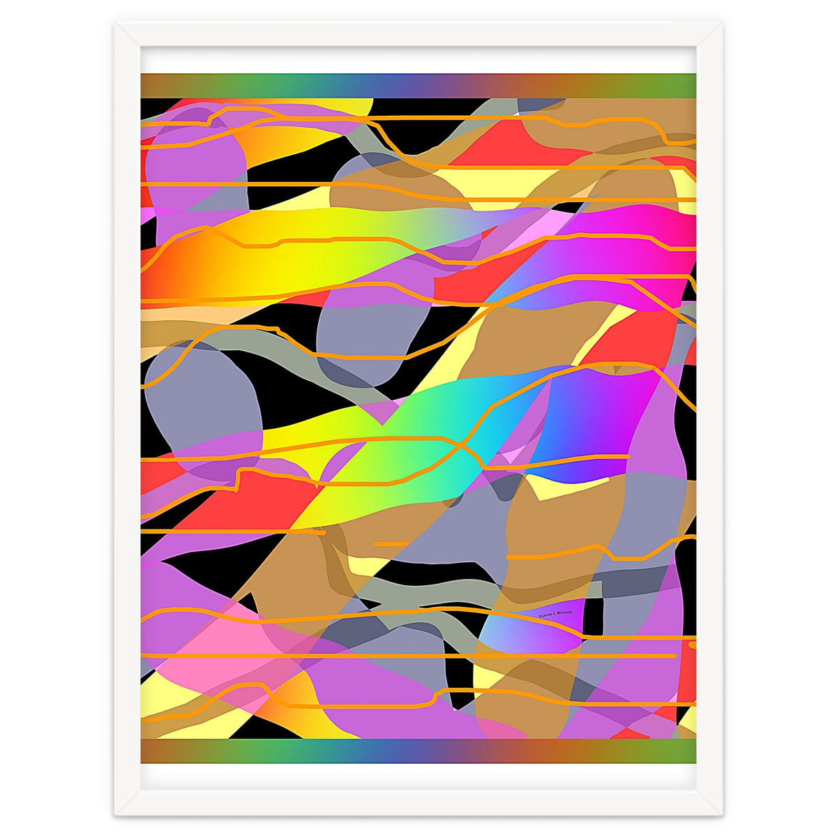 ABSTRACT COLOR BANDS