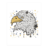 Eagle scribble sketch (Print Only) thumbnail