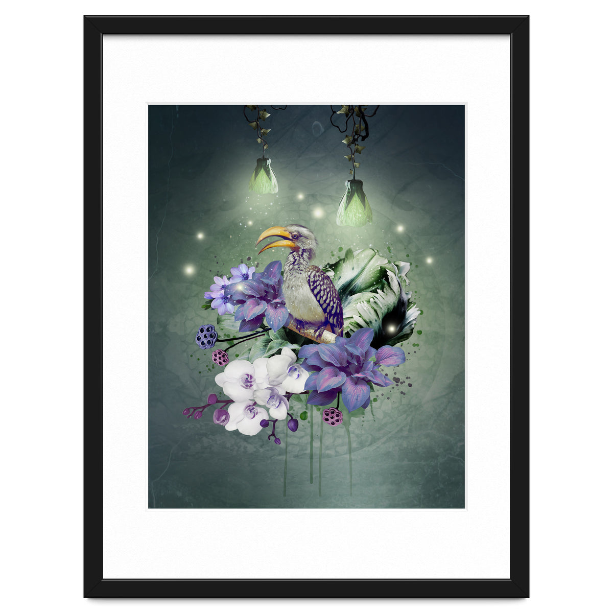 Floral Magic Hornbill