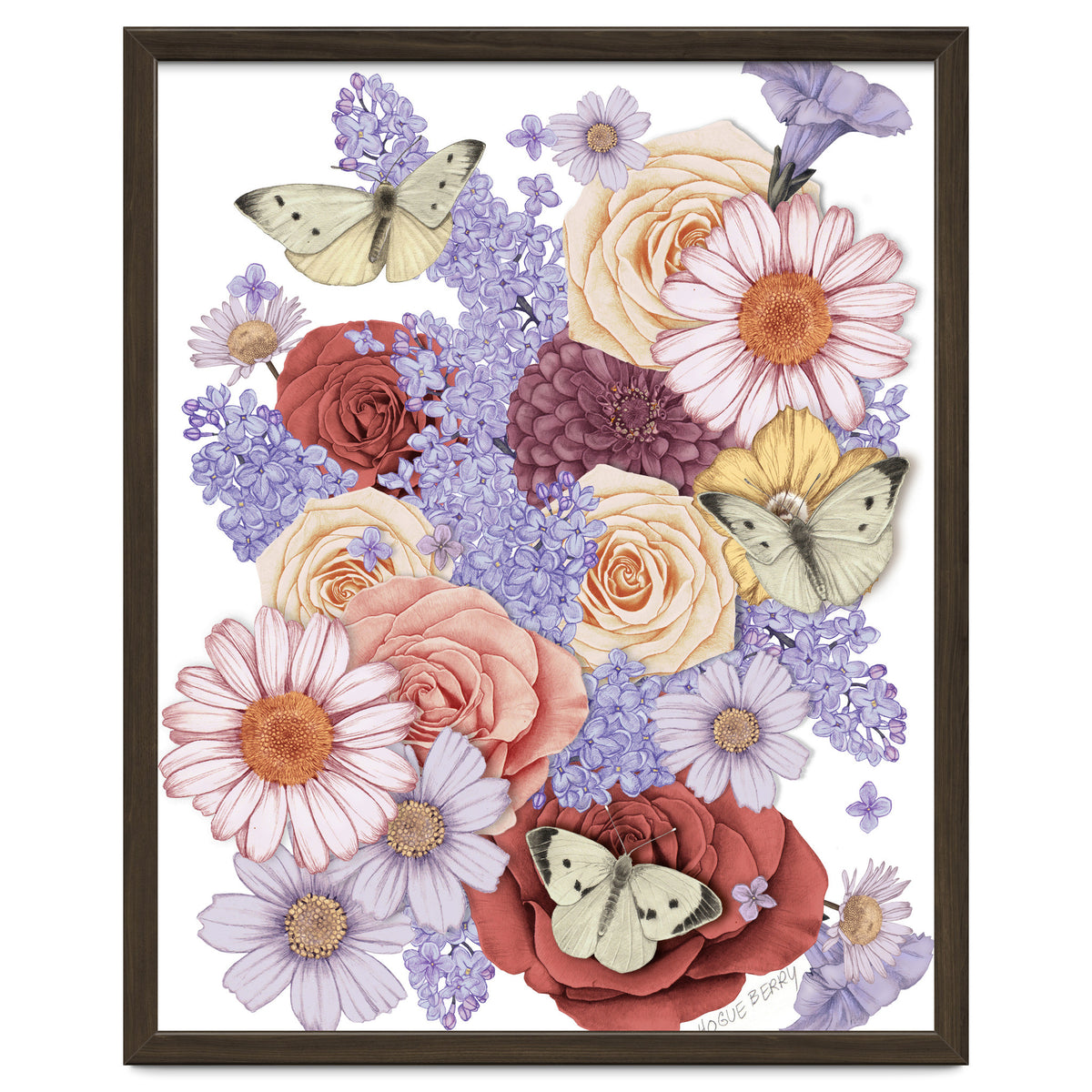 Flowers and Butterflies