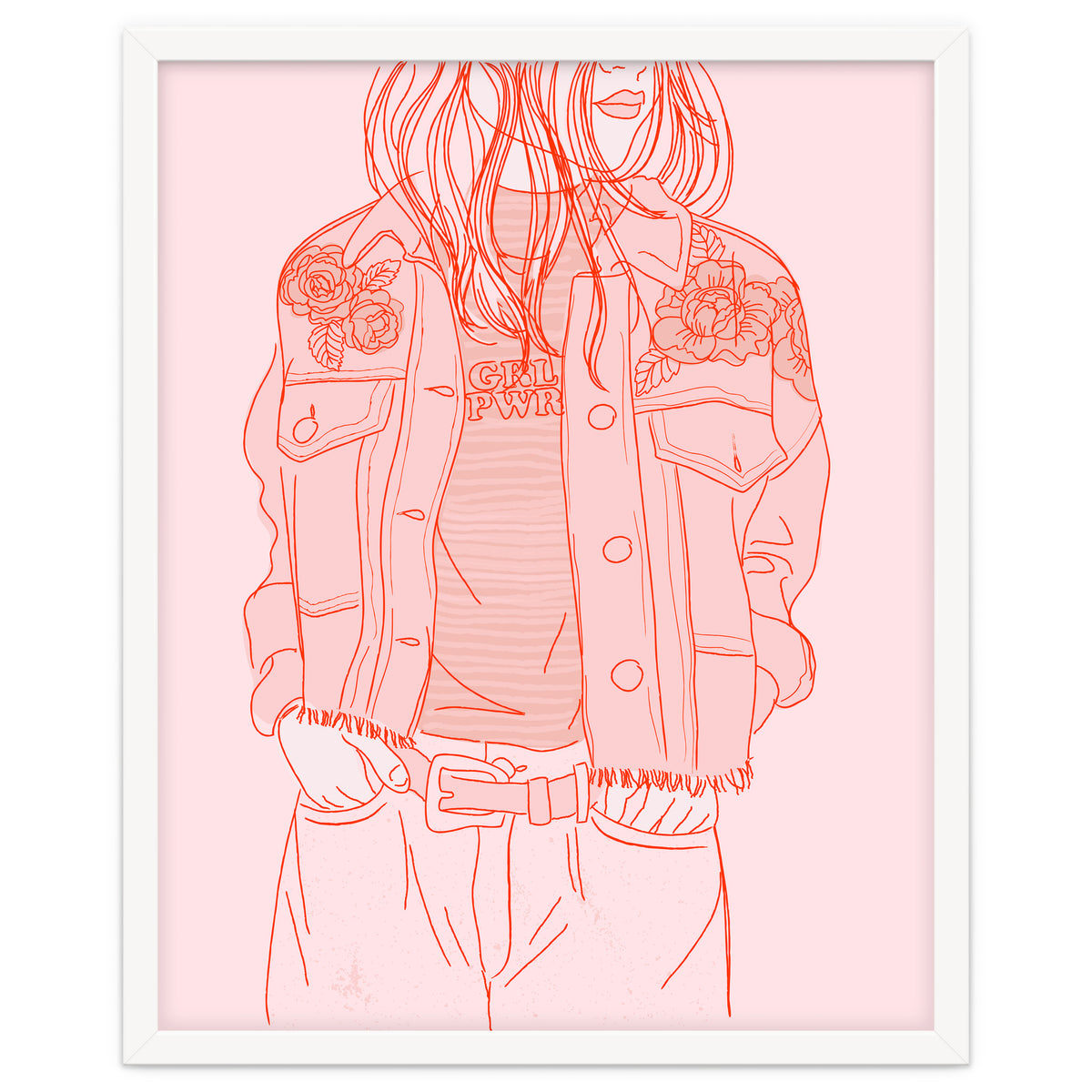Pink Jeans Jacket