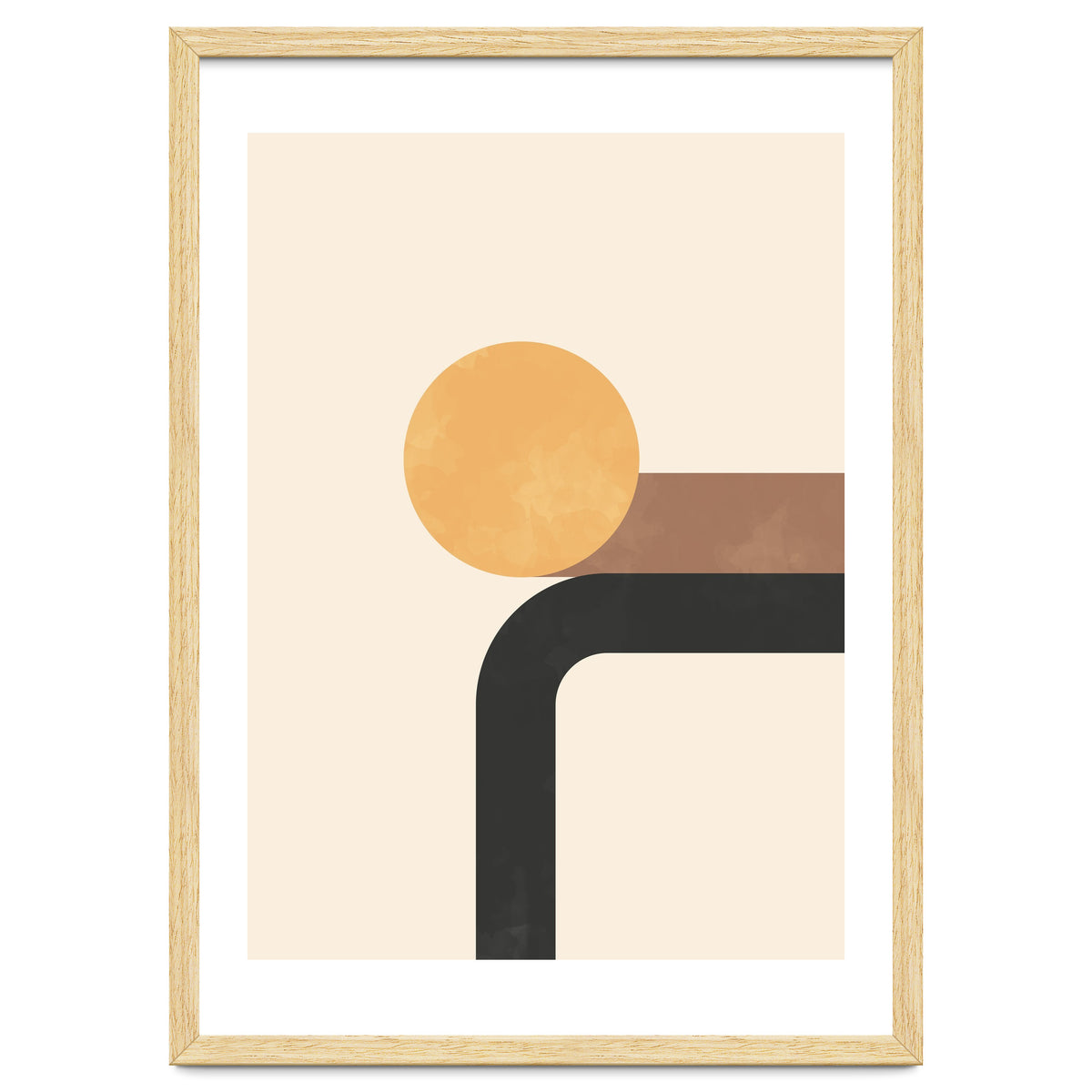 Geometric Mid Century Form