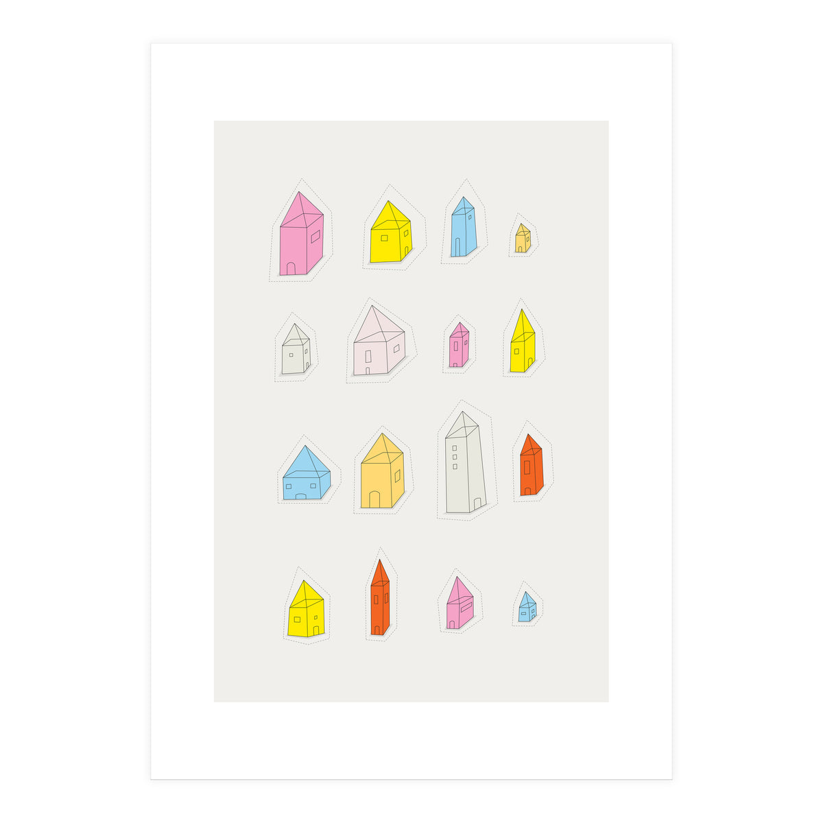 Transparent Houses (Print Only)