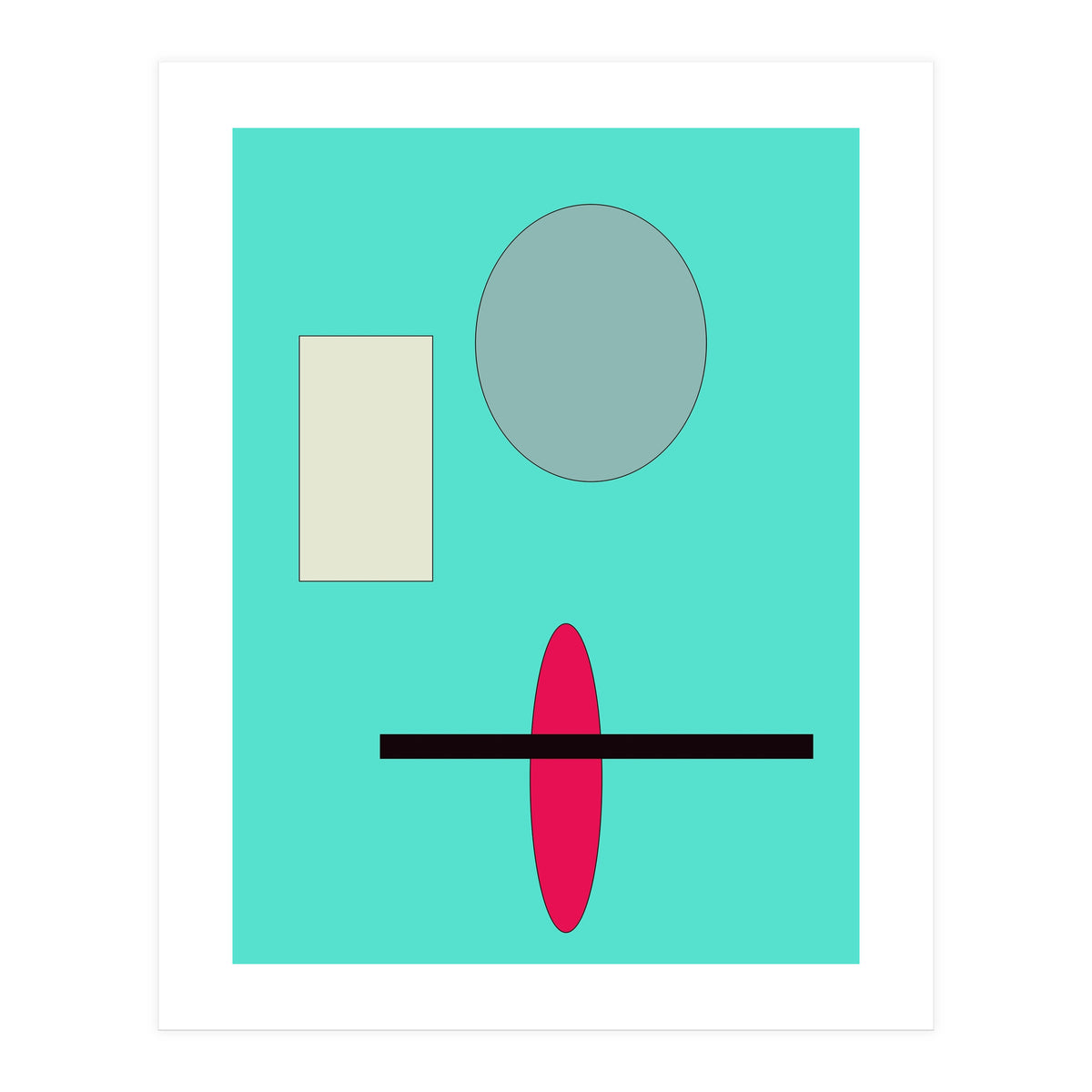 Color Geometry 1 (Print Only)