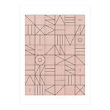 My Favorite Geometric Patterns No.2 - Pale Pink (Print Only) thumbnail