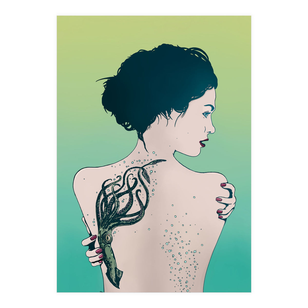 Octopus Lady (Print Only)