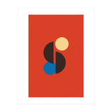 Mid Century Geometric Simple Art Print (Print Only) thumbnail