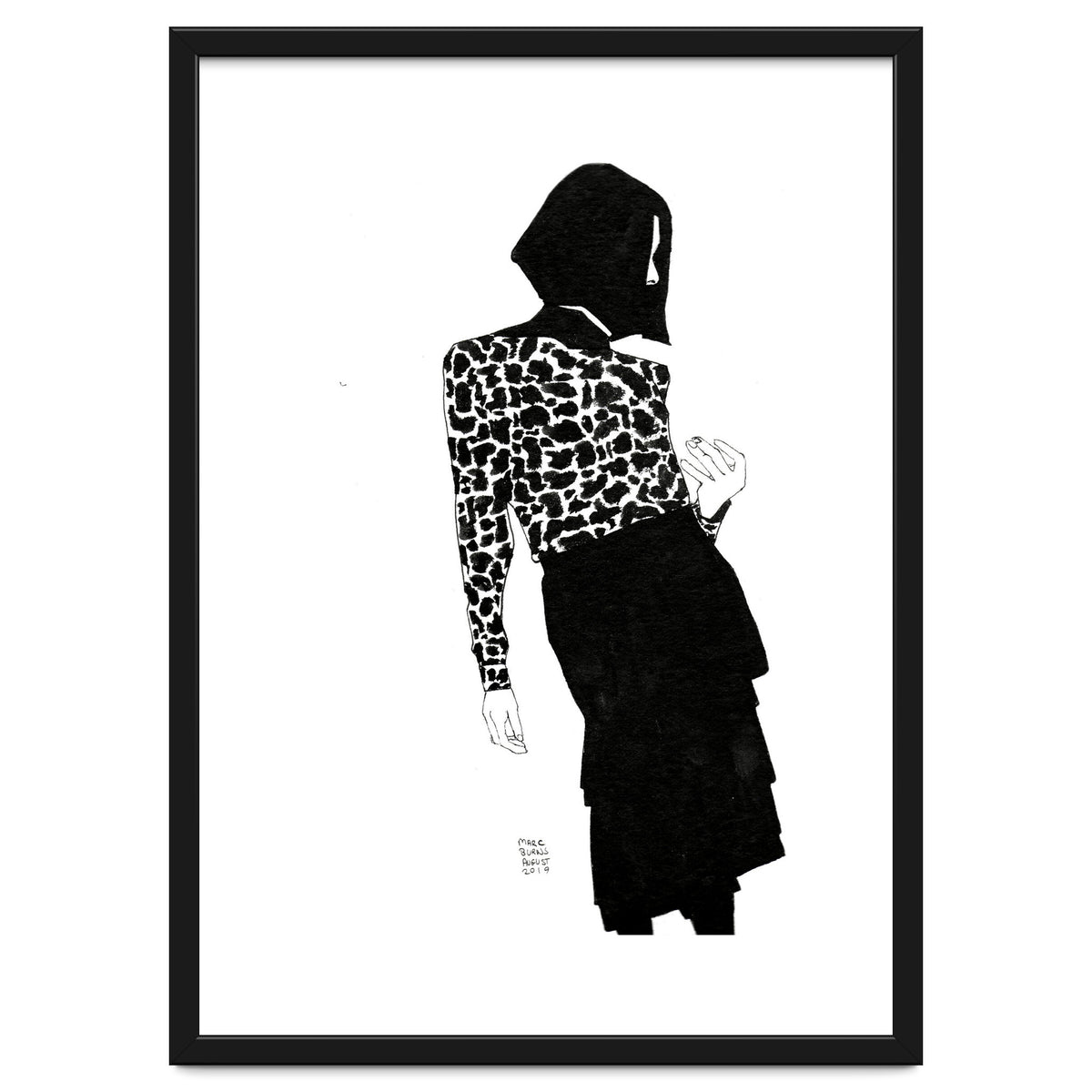 Untitled #39 - Woman in animal print