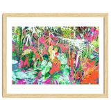 Find Me Where The Tropical Things Are | Jungle Botanical Palm Colorful Painting thumbnail