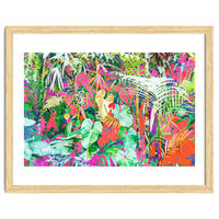 Find Me Where The Tropical Things Are | Jungle Botanical Palm Colorful Painting