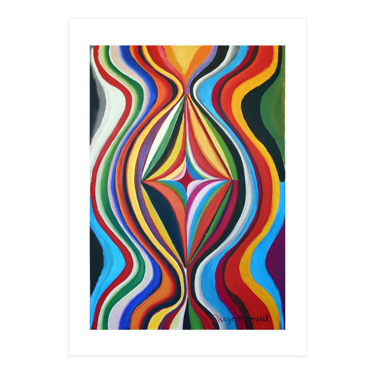 Graffiti Con Rombo (Print Only)