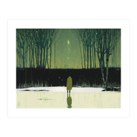 Eerie Woods Landscape (Print Only)