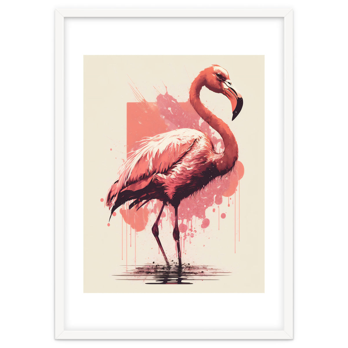 Flamingo Painting