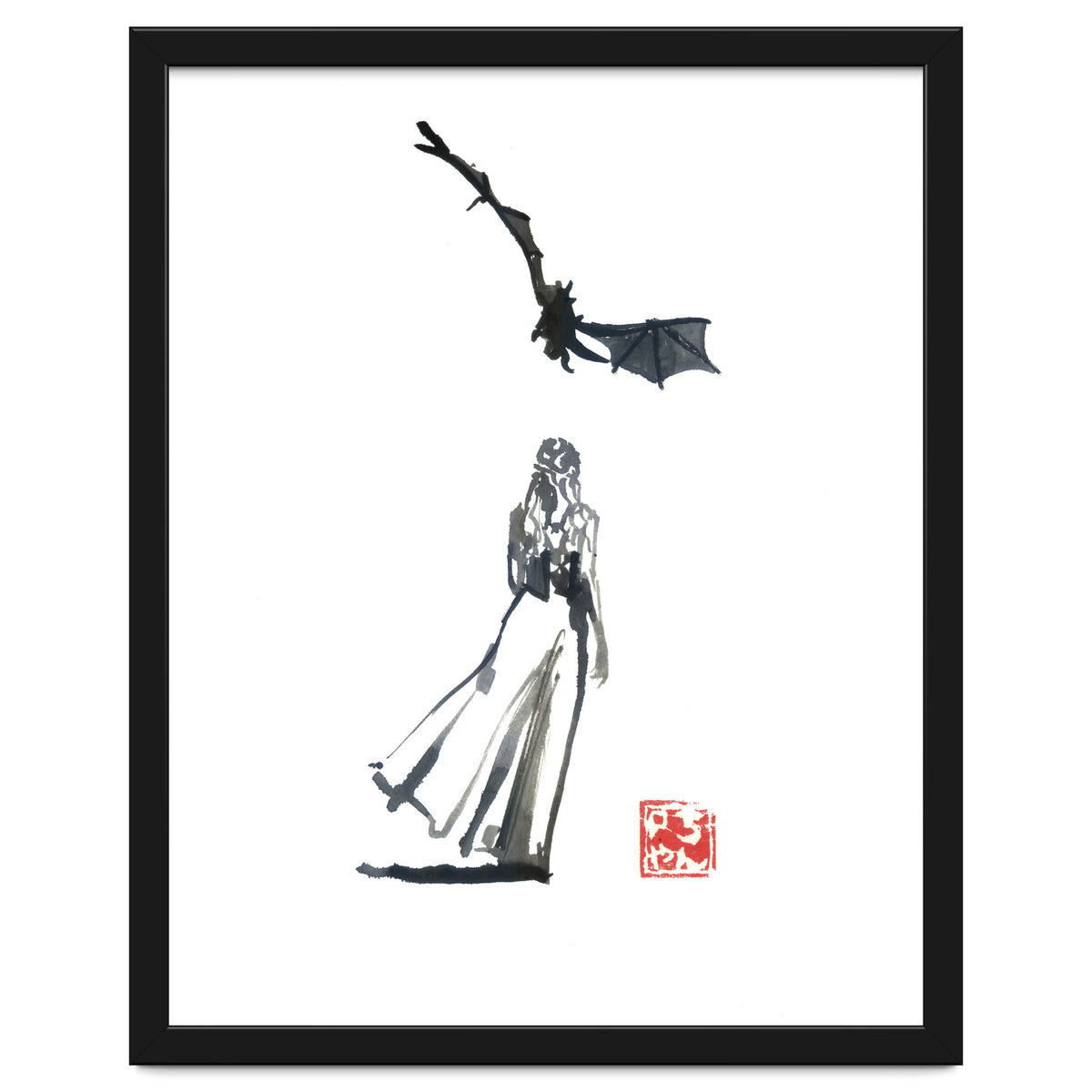 daenerys targaryen and the dragon