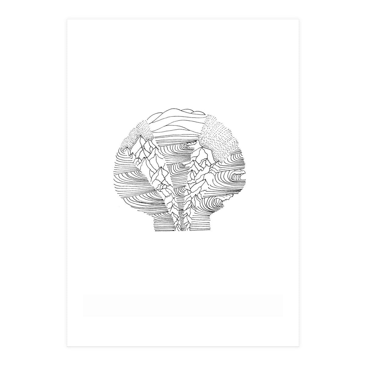 Salt&surf Scallop Waves (Print Only)