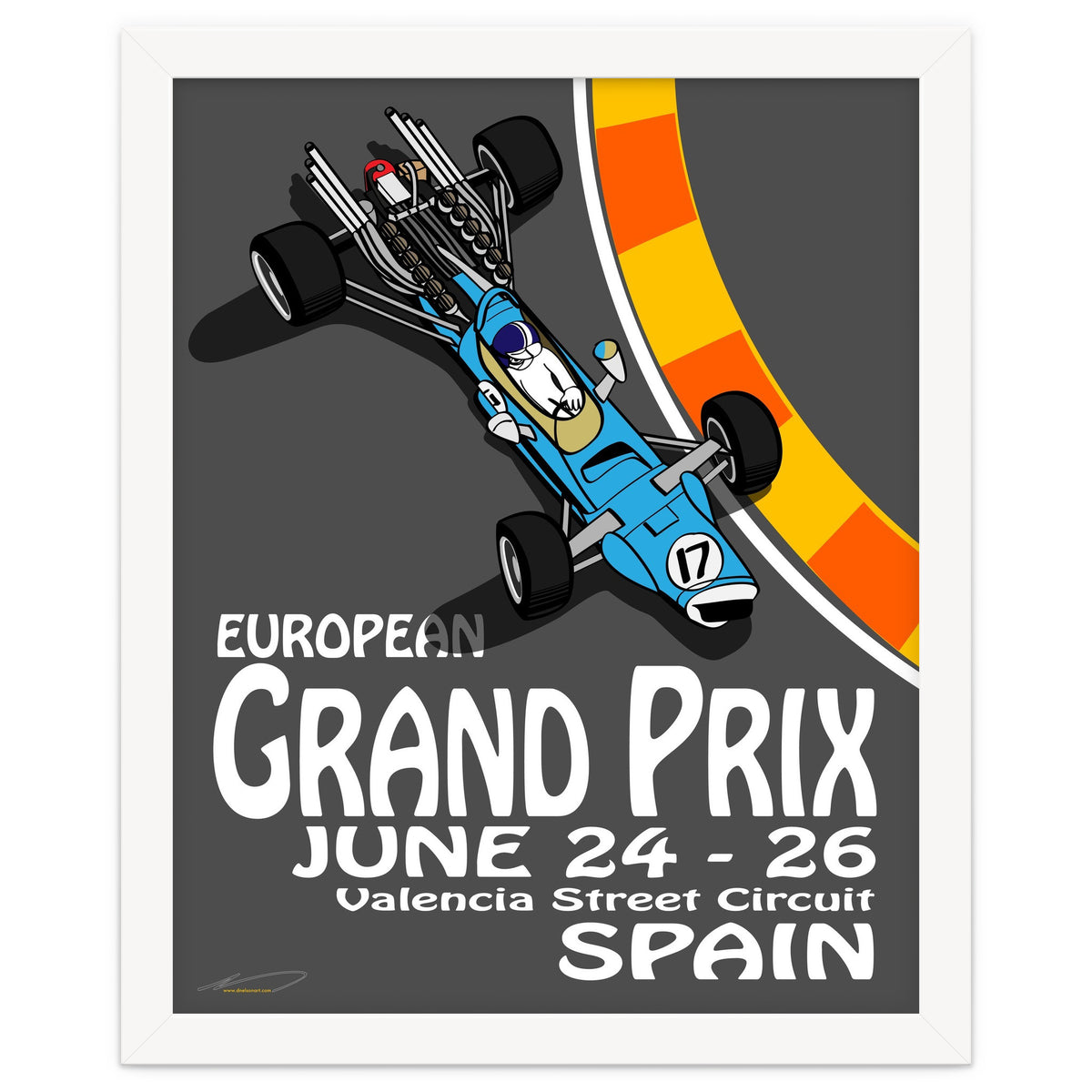 European Grand Prix poster