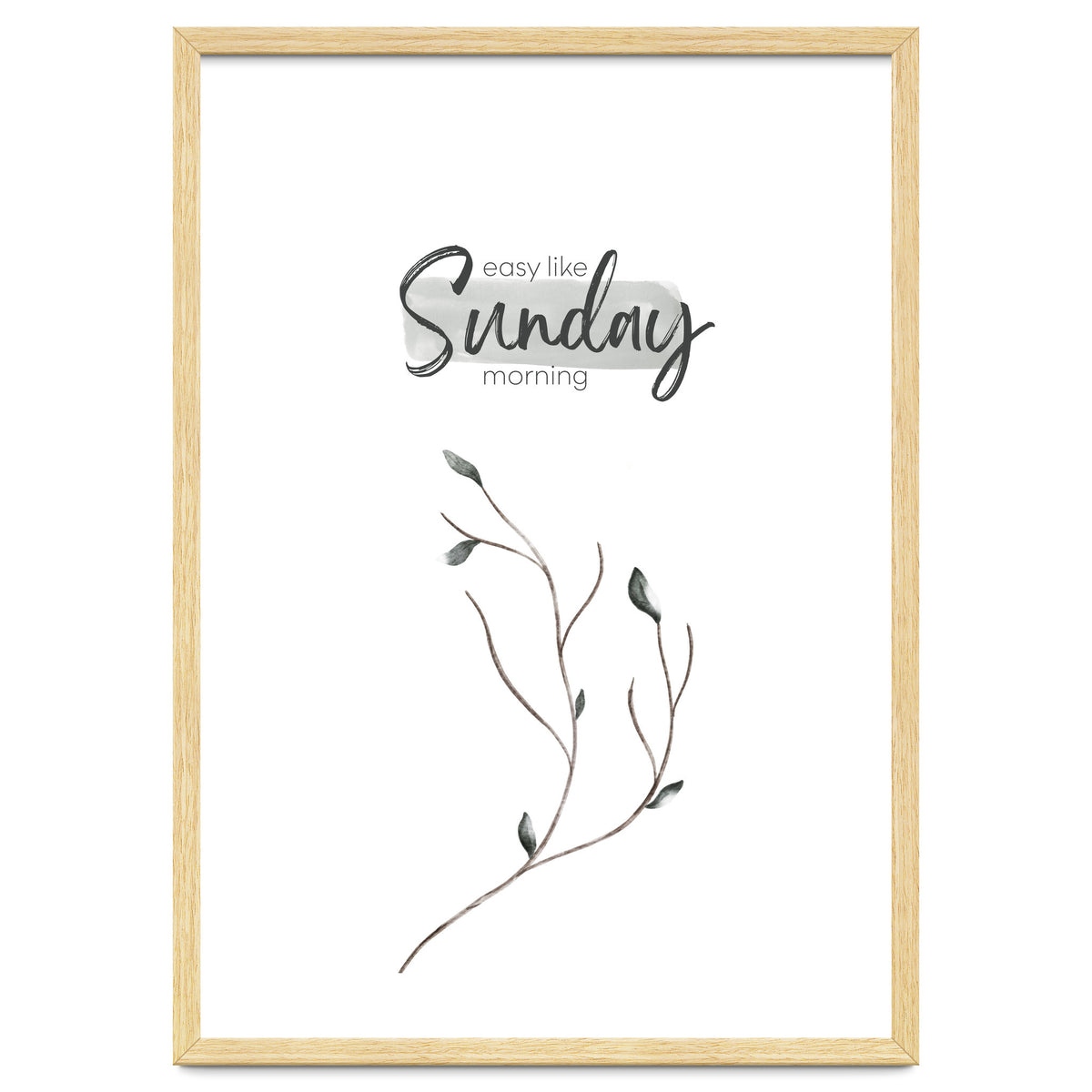 Easy like Sunday morning