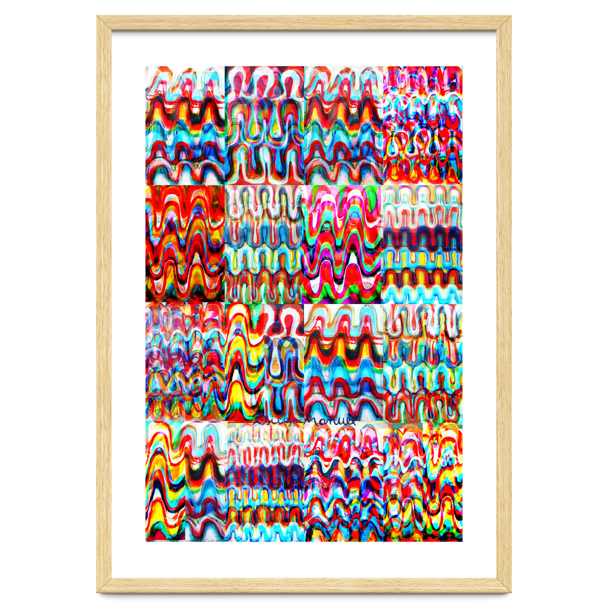 Pop abstract color full