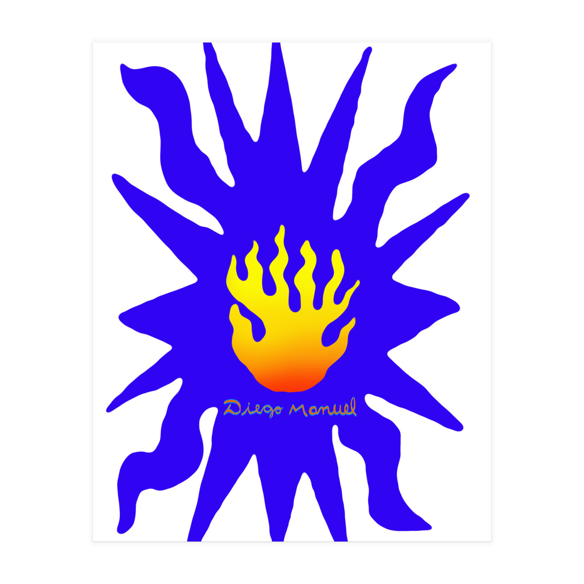 Fuego 40 Copia (Print Only)