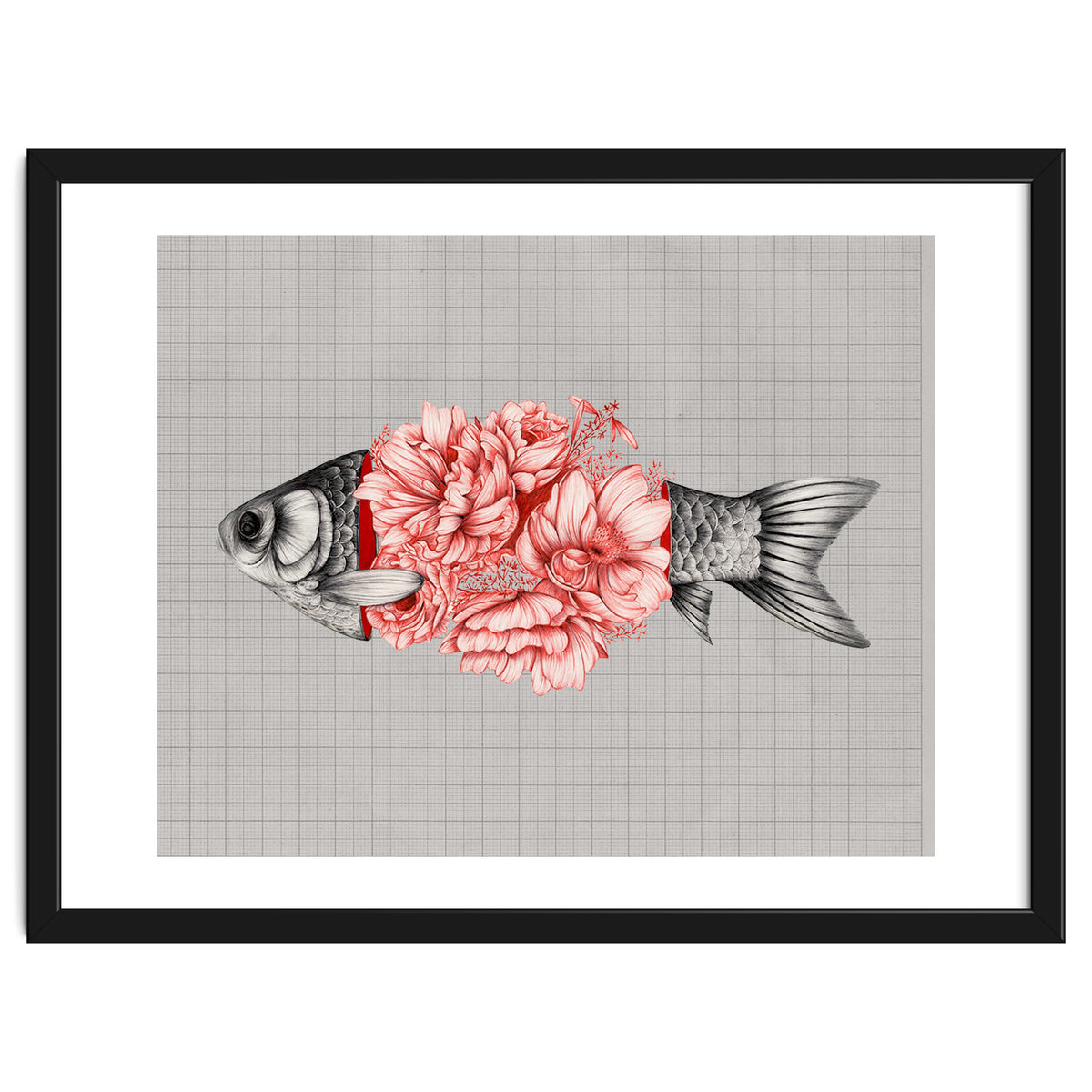 Vintage Tropical Aquarium Fish