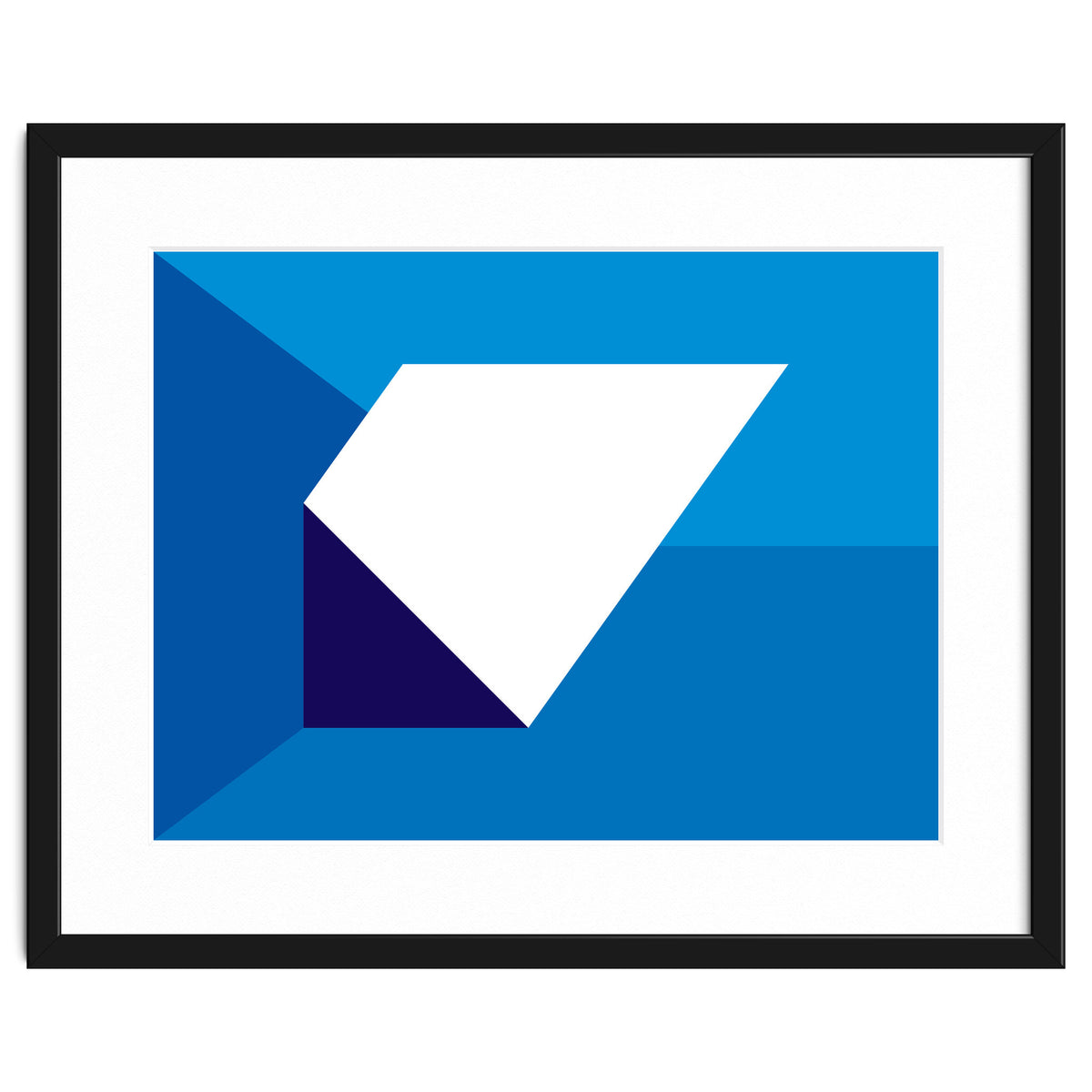 Geometric Shapes No. 32 -  blues