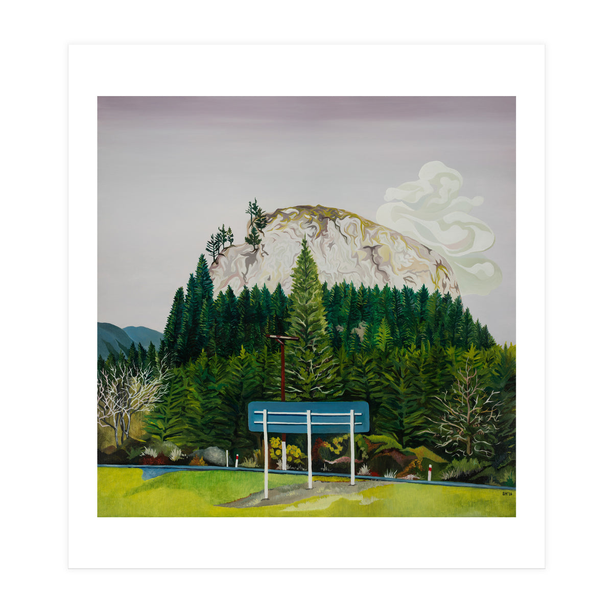 Pohaturoa - Approaching Taupo (Print Only)