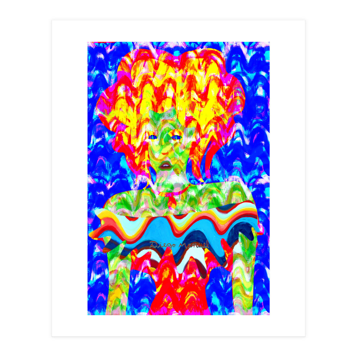 Pop Abstract girl (Print Only)
