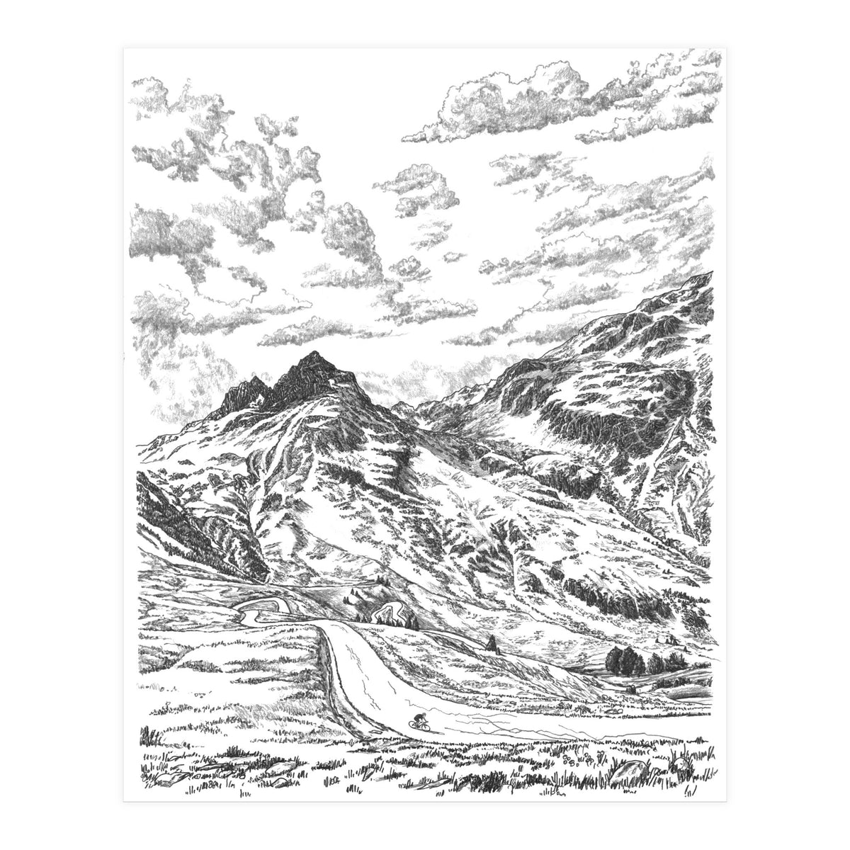 Col Du Glandon (Print Only)