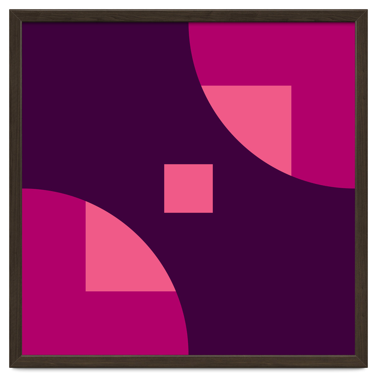 Geometric Shapes No. 1 - purple & pink squares
