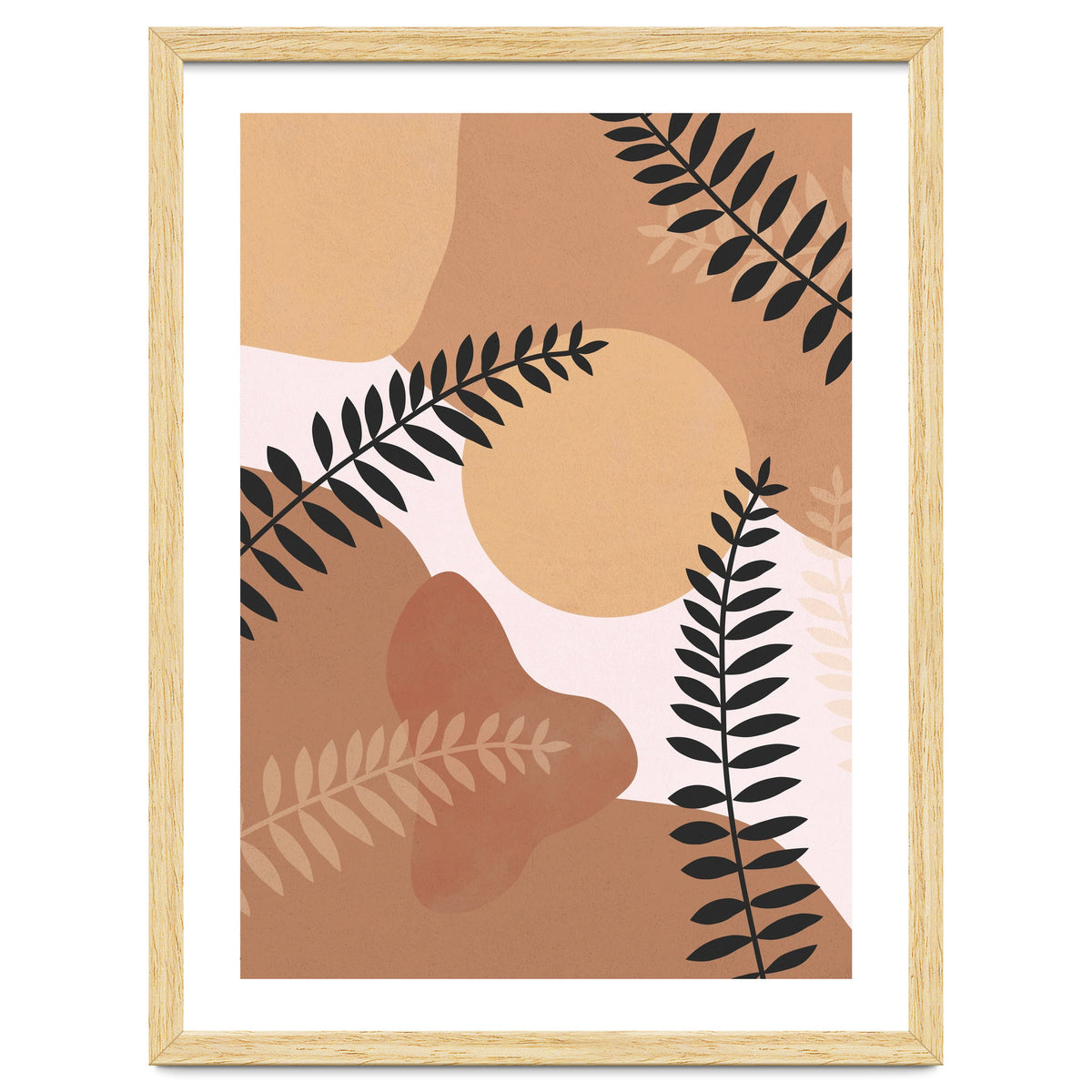 Boho Fern Leaves