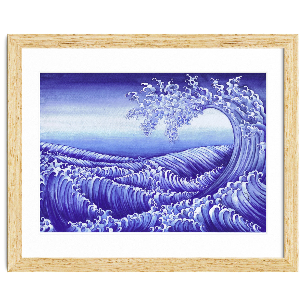 Turbulent Water Triptych part 3