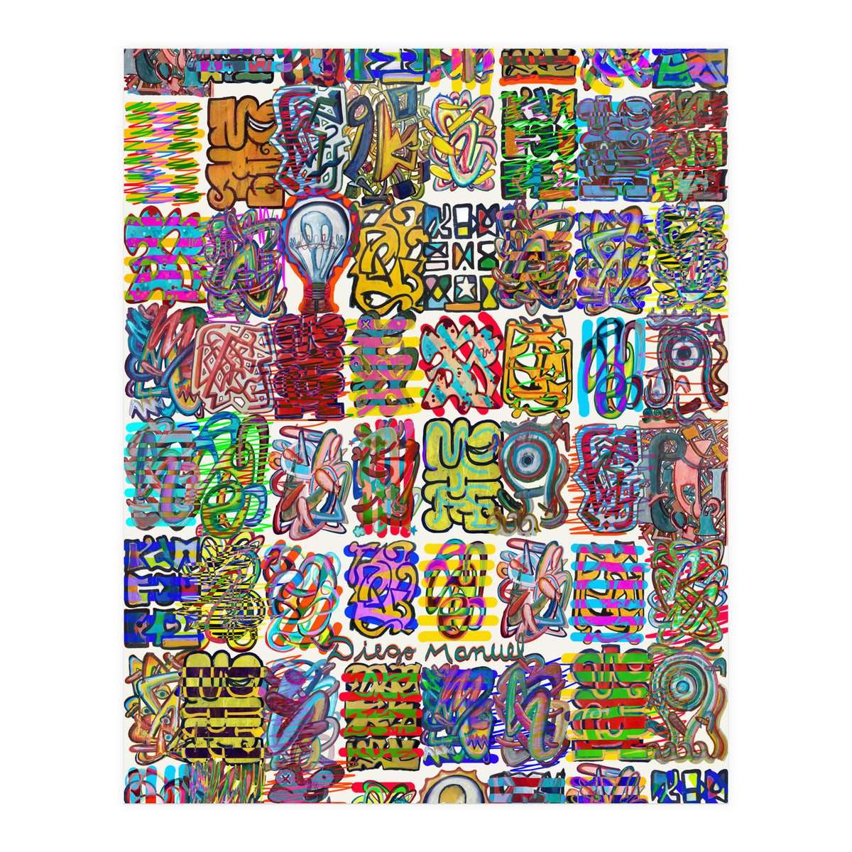 Graffitis 2021 Tapiz 110 (Print Only)