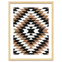 Urban Tribal Pattern No.13 - Aztec - Concrete and Wood